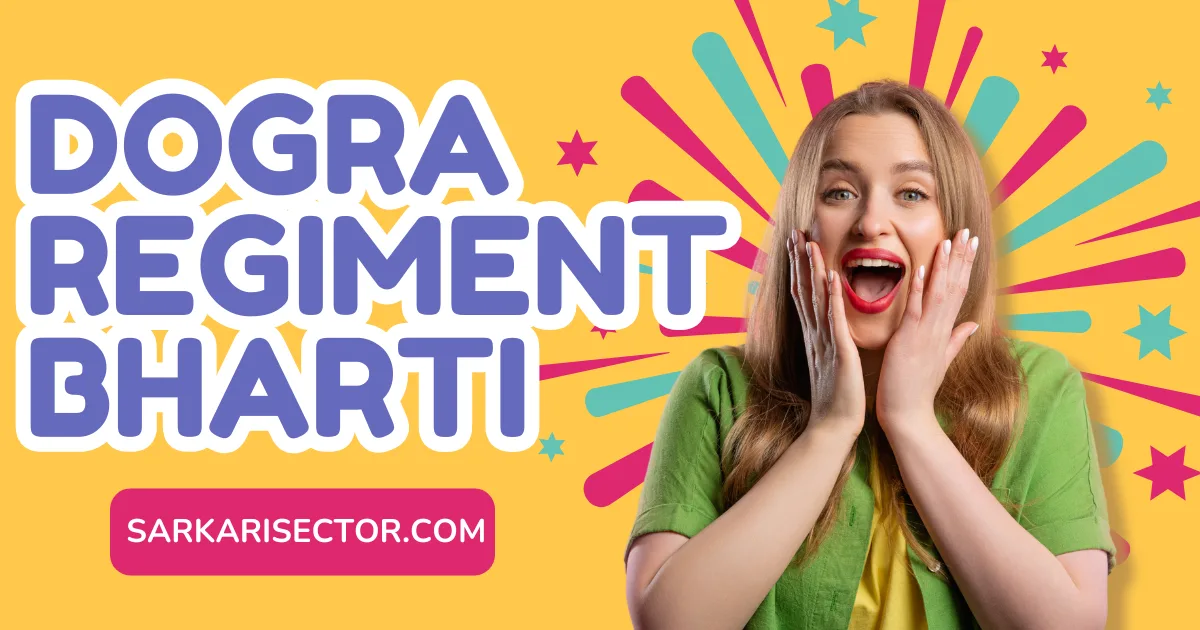 Dogra Regimental Centre Ayodhya Cantt Recruitment 2025