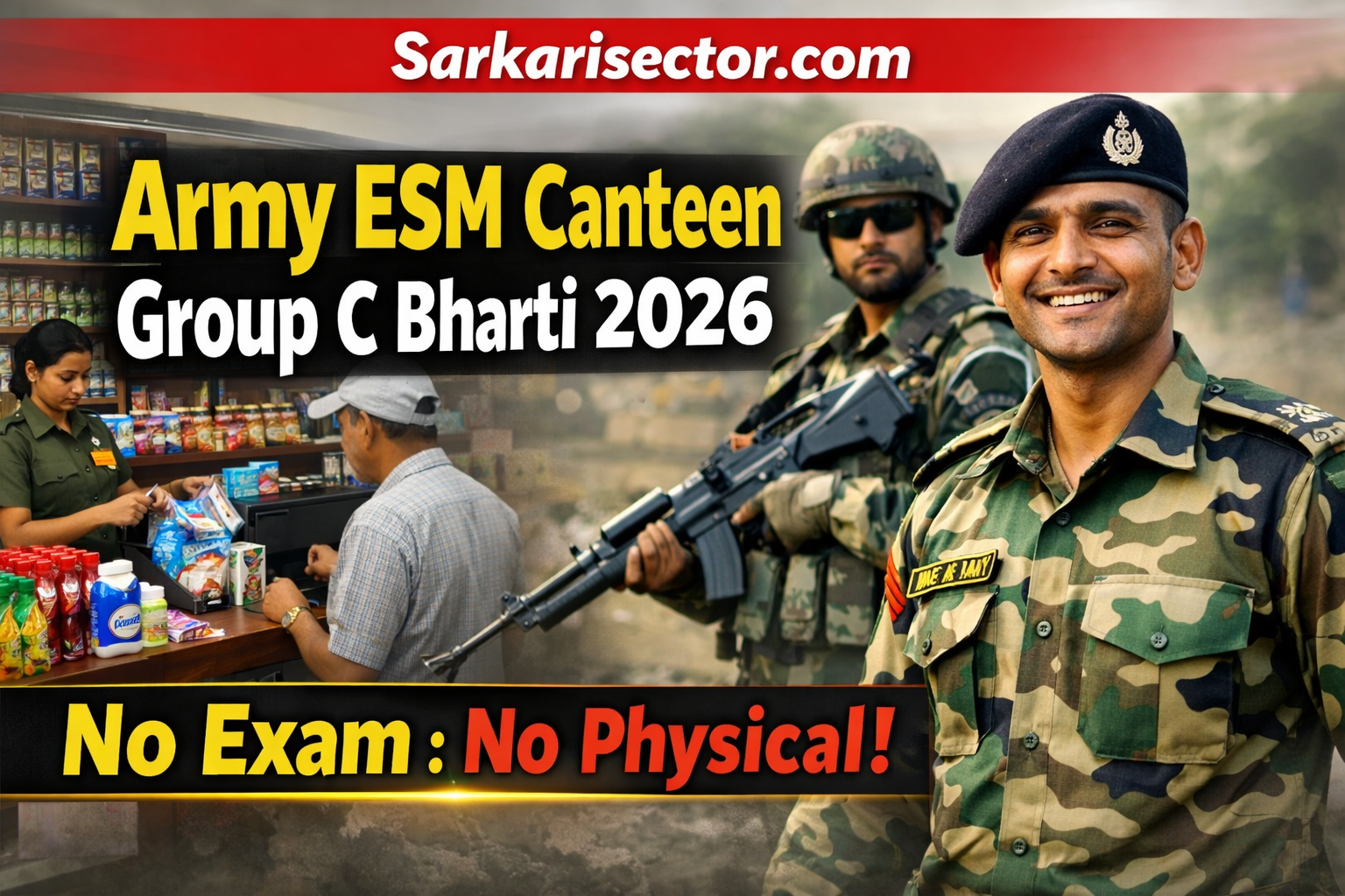 ESM Canteen chaukhutia recruitment 2026